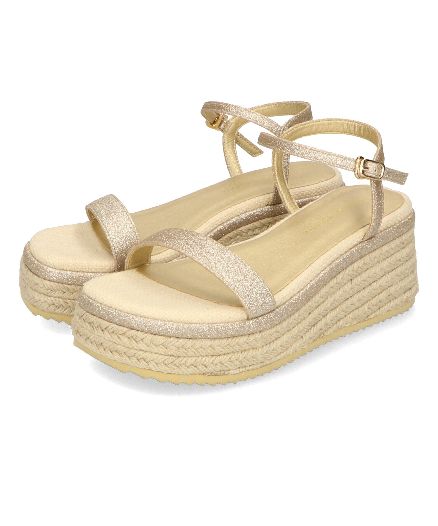 ORiental TRaffic「【アウトレット価格】厚底ジュートソールサンダル/41224 厚底 サンダル 人気 トレンド 売れてる」|サンダル|