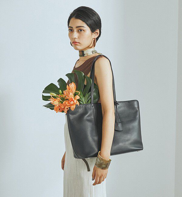 TOPKAPI TREASURE「フロントステッチ レザーA4トートバッグ」|トートバッグ|