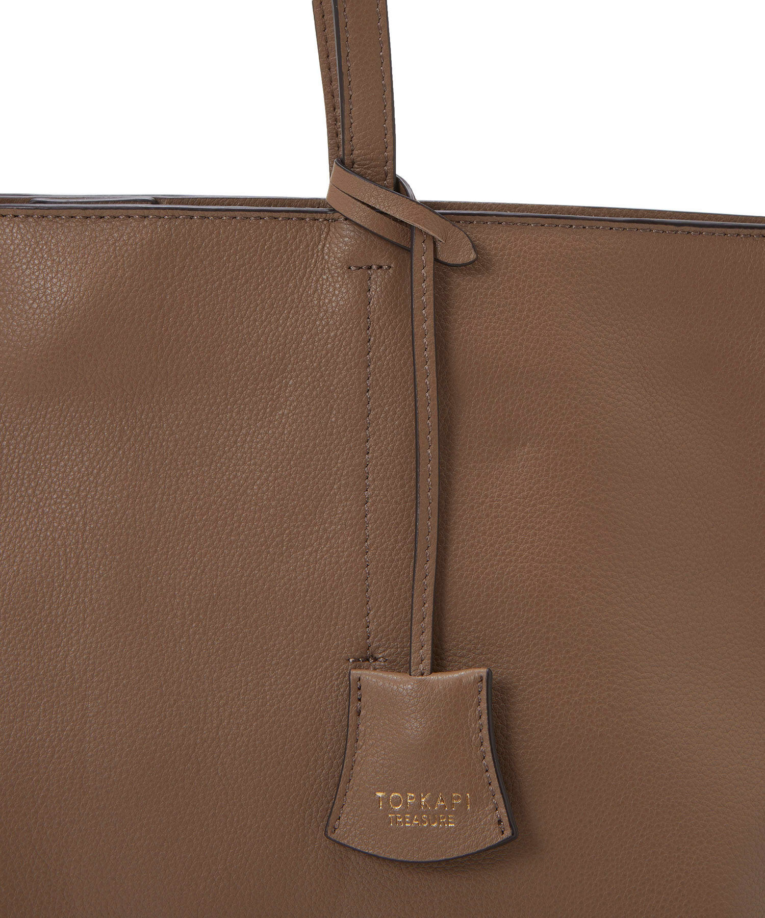 TOPKAPI TREASURE「フロントステッチ レザーA4トートバッグ」|トートバッグ|