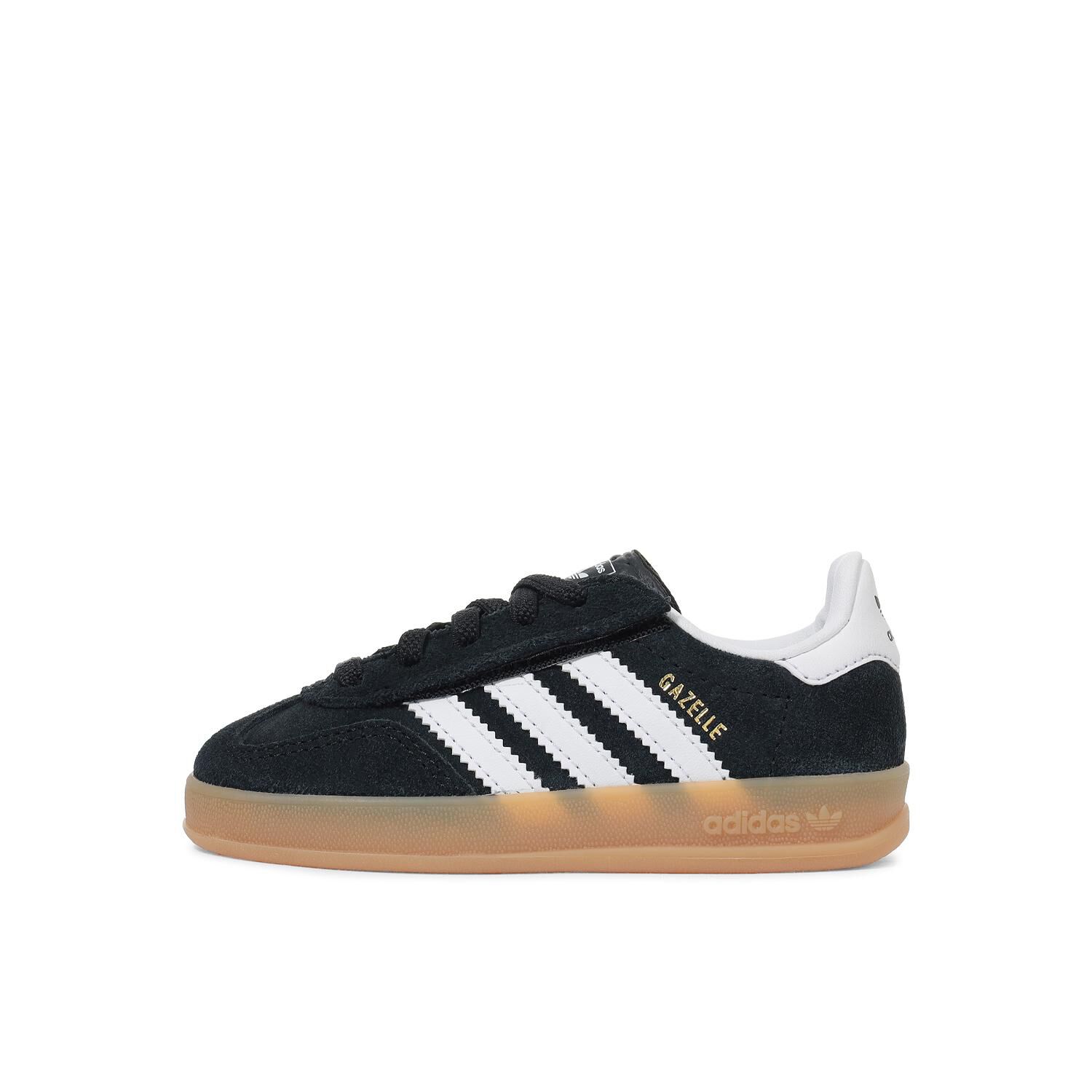 adidas「【ADIDAS】12-16 GAZELLE INDOOR CF EL I」|スニーカー|ブラック