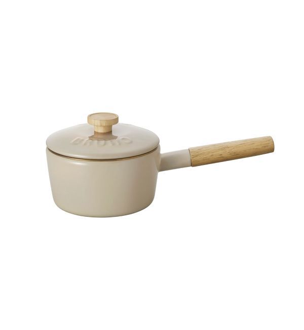 BRUNO「ホーロー片手鍋 16cm」|食器・キッチングッズ|グレージュ