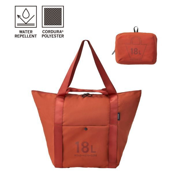 MILESTO「MILESTO UTILITY ポケッタブルトートバッグ 18L」|トートバッグ|オレンジ
