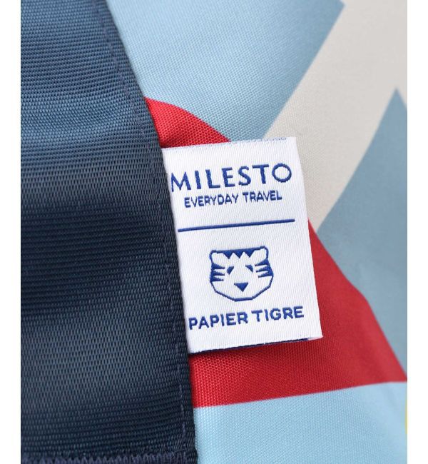MILESTO「MILESTO&times;PAPIERTIGRE ポケッタブルボストン 45L」|ボストンバッグ|