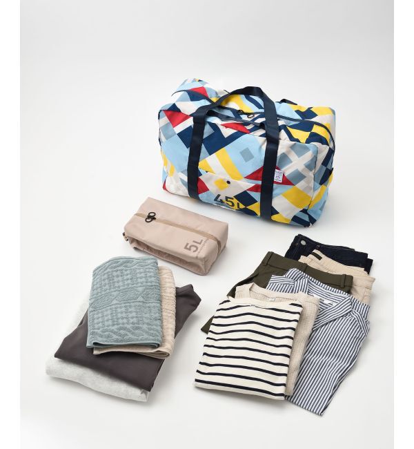 MILESTO「MILESTO&times;PAPIERTIGRE ポケッタブルボストン 45L」|ボストンバッグ|