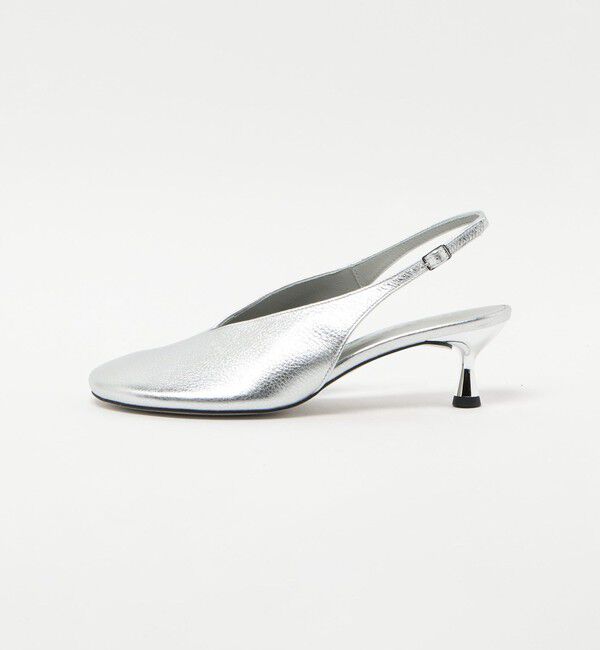 ODETTE E ODILE「ディープVカットバックベルト パンプス50&uarr;」|パンプス|SILVER