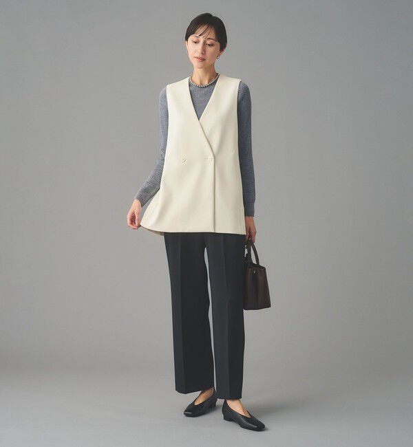 UNITED ARROWS「SPONGY バックフレア ベスト」|ベスト・ジレ|