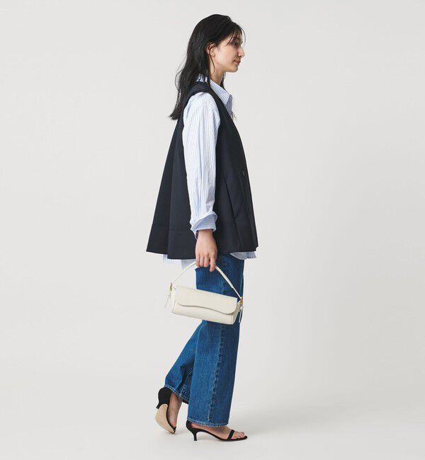 UNITED ARROWS「SPONGY バックフレア ベスト」|ベスト・ジレ|