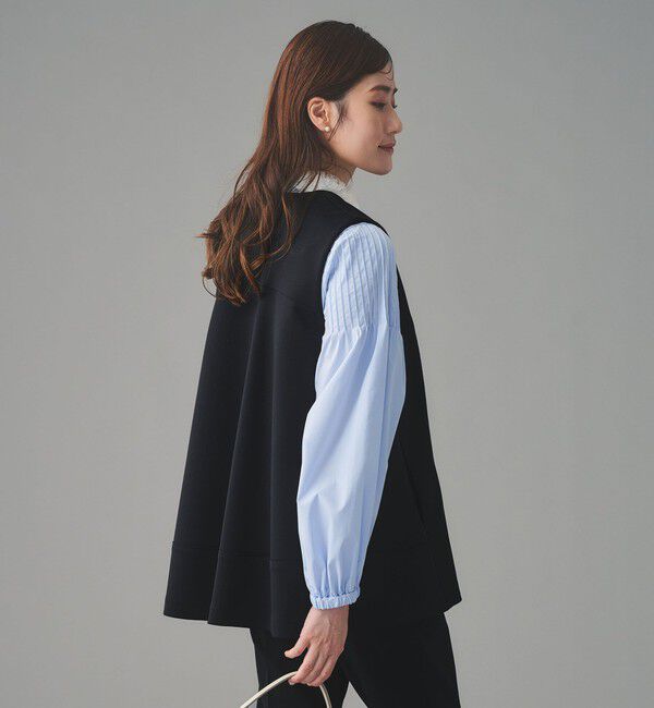 UNITED ARROWS「SPONGY バックフレア ベスト」|ベスト・ジレ|