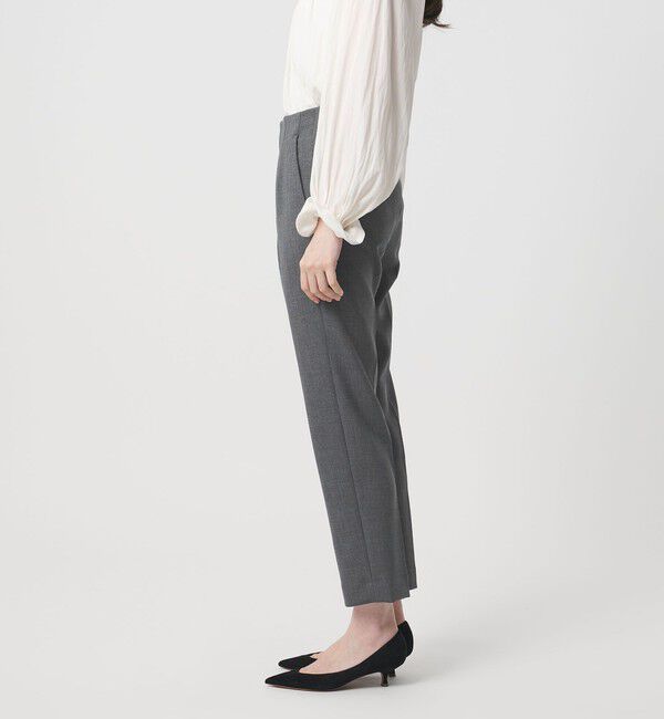 UNITED ARROWS「ダブルクロス スリムパンツ ‐ウォッシャブル‐」|スラックス|