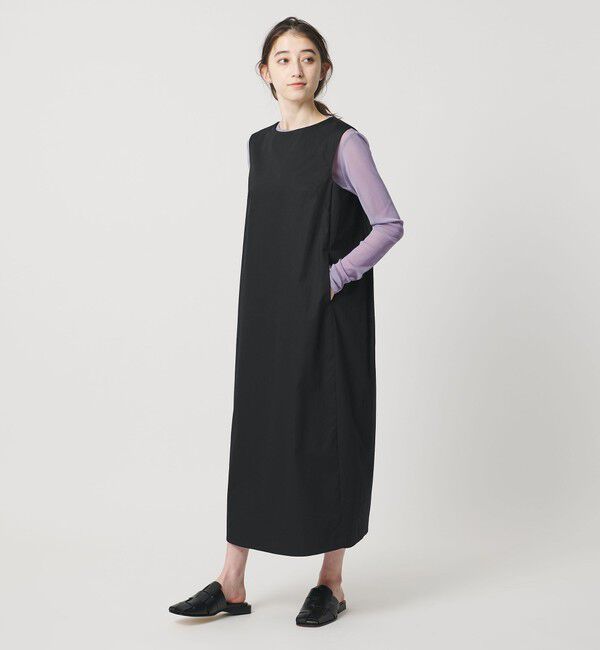 UNITED ARROWS「バックコンシャス ワンピース ‐ウォッシャブル‐」|ワンピース|BLACK