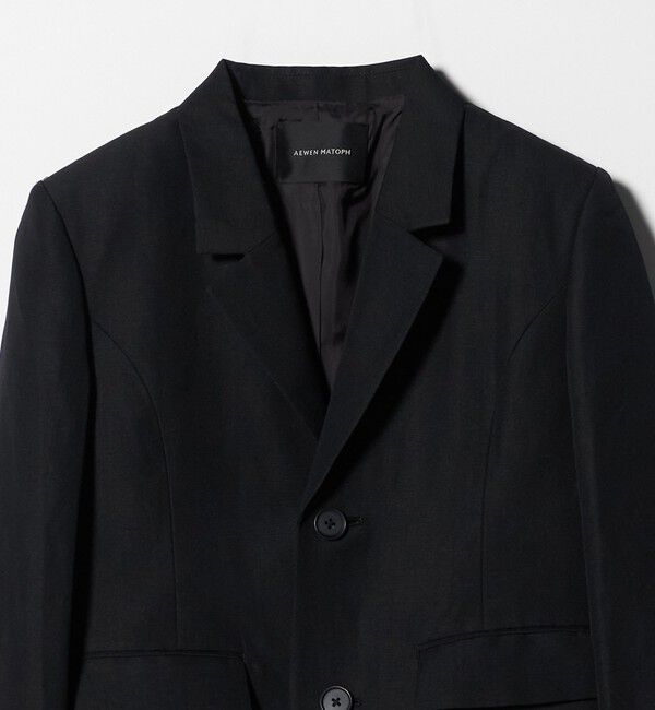 AEWEN MATOPH「＜AEWEN MATOPH＞ウールリネン ウエストシェイプジャケット」|テーラードジャケット|