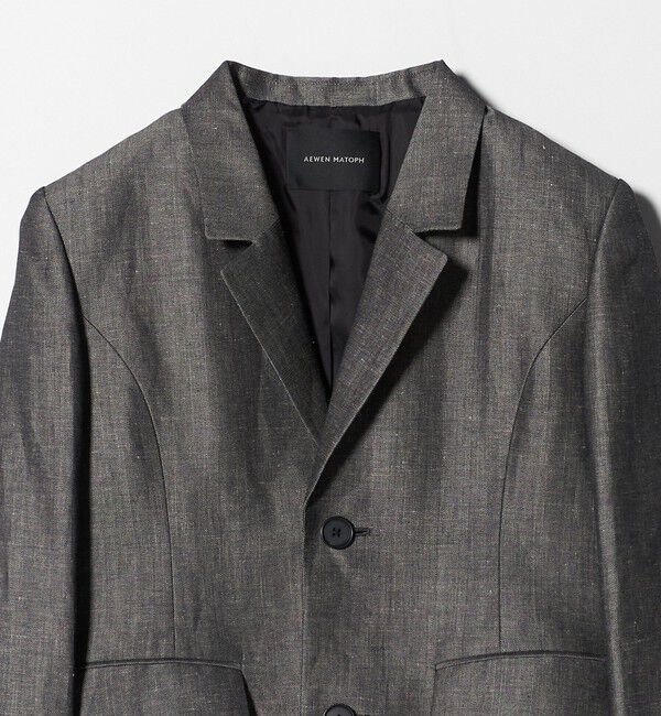 AEWEN MATOPH「＜AEWEN MATOPH＞ウールリネン ウエストシェイプジャケット」|テーラードジャケット|