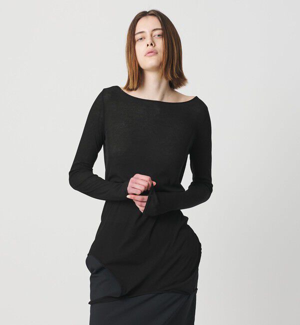 AEWEN MATOPH「＜AEWEN MATOPH＞イレギュラーレイヤード ロングスリーブカットソー ‐2WAY‐」|Tシャツ・カットソー|