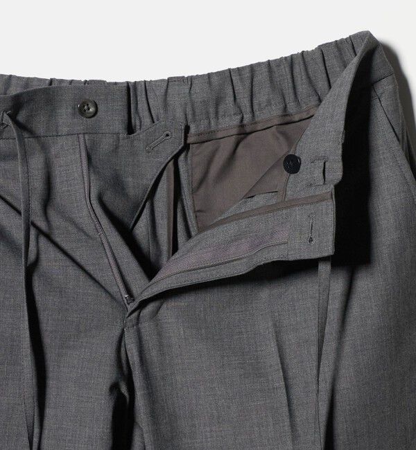 UNITED ARROWS「TR バックシャーリング １プリーツ イージー スラックス　ストレッチ 接触冷感」|スラックス|