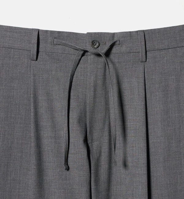 UNITED ARROWS「TR バックシャーリング １プリーツ イージー スラックス　ストレッチ 接触冷感」|スラックス|