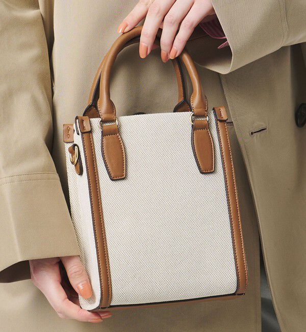 UNITED ARROWS「キャンバスコンビ ミニトートバッグ」|トートバッグ|MD.BROWN