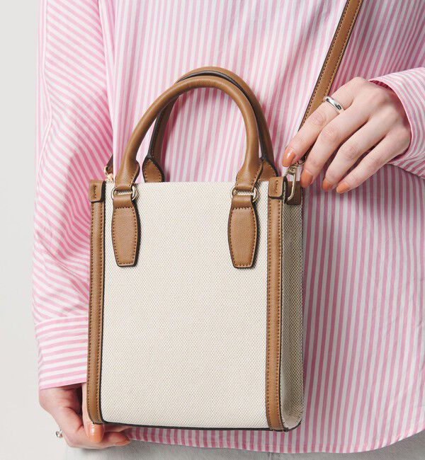 UNITED ARROWS「キャンバスコンビ ミニトートバッグ」|トートバッグ|