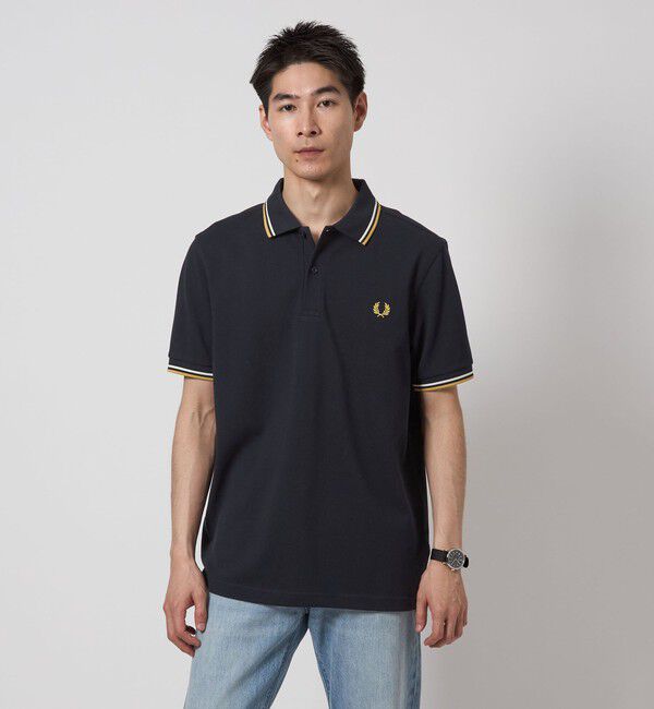 UNITED ARROWS green label relaxing「＜FRED PERRY＞ツインティップ ポロシャツ」|ポロシャツ|NAVY