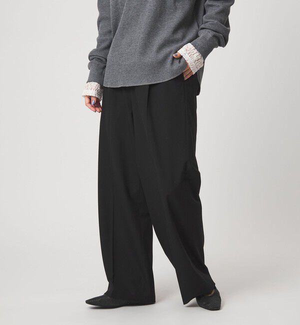 UNITED ARROWS green label relaxing「【WEB限定】＜at ease＞オルマイ ワイド パンツ ウォッシャブル ストレッチ UVカット」|その他|