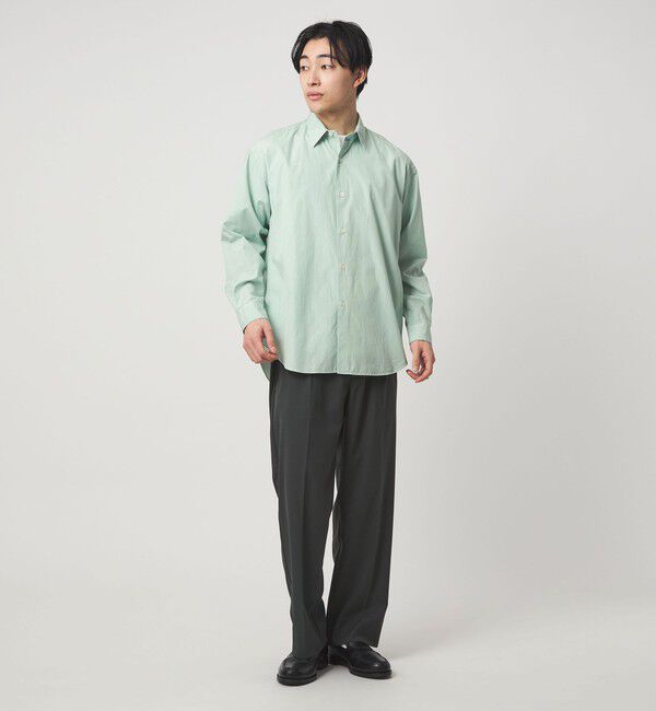 UNITED ARROWS green label relaxing「コットン ブロード ガーメントダイ レギュラーカラー 長袖 シャツ」|シャツ・ブラウス|