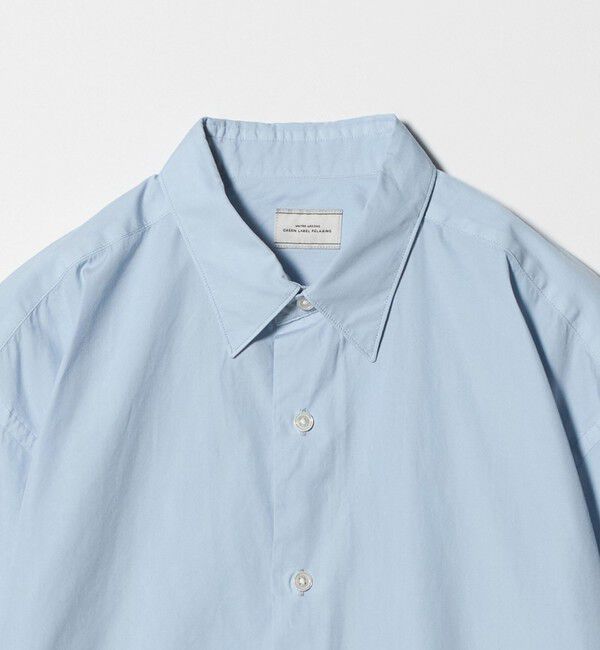 UNITED ARROWS green label relaxing「コットン ブロード ガーメントダイ レギュラーカラー 長袖 シャツ」|シャツ・ブラウス|