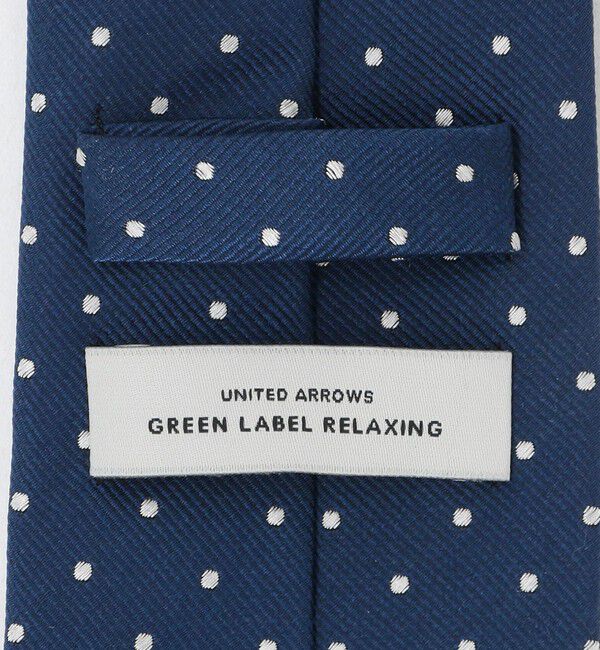 UNITED ARROWS green label relaxing「GLR シルク1 8.0cm ドット ネクタイ」|ネクタイ・蝶ネクタイ|