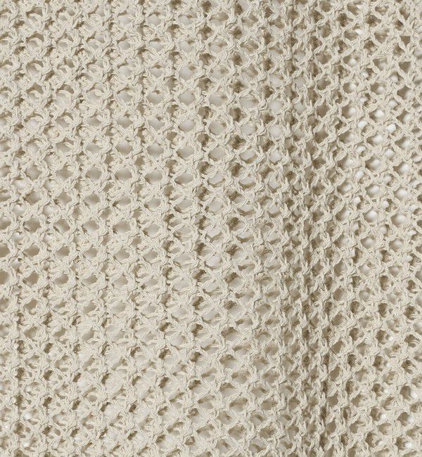 BEAUTY&YOUTH UNITED ARROWS「ペーパー メッシュ ショート ワイド ニットプルオーバー ウォッシャブル」|ニット・セーター|