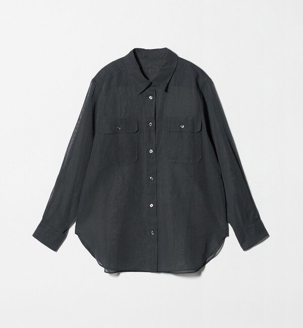 BEAUTY&YOUTH UNITED ARROWS「コットン シアー ワーク シャツ」|シャツ・ブラウス|DK.GRAY
