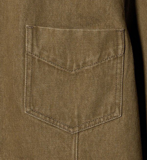 ATTISESSION「＜ATTISESSION＞ブラウン デニム シャツ」|シャツ・ブラウス|