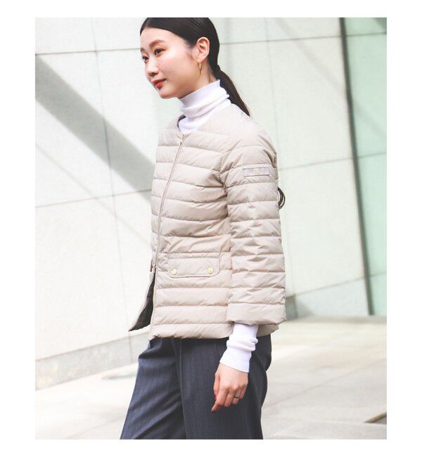 Demi-Luxe BEAMS 「【別注】TATRAS / ACACIA ノーカラー ライトダウンジャケット」|ブルゾン・スタジャン|