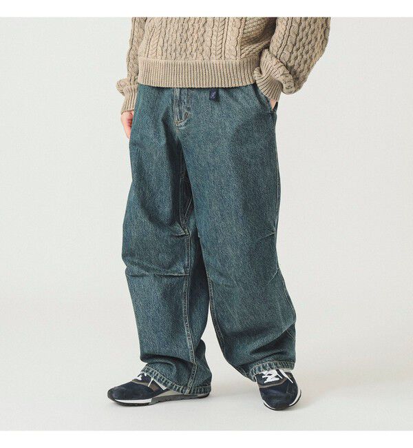 BEAMS「【別注】Gramicci / デニム オーバーパンツ」|チノ|