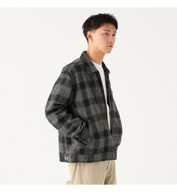 BEAMS「U/O_CheckTruckSP」|ブルゾン・スタジャン|BLACK