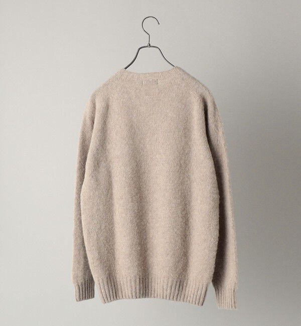 SHIPS「【SHIPS別注】HARLEY OF SCOTLAND:ウォッシャブル シャギー クルーネックニット」|ニット・セーター|
