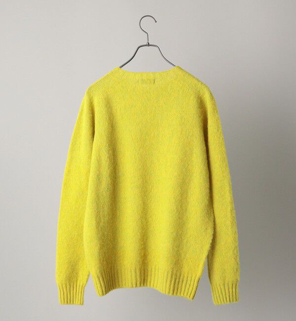 SHIPS「【SHIPS別注】HARLEY OF SCOTLAND:ウォッシャブル シャギー クルーネックニット」|ニット・セーター|