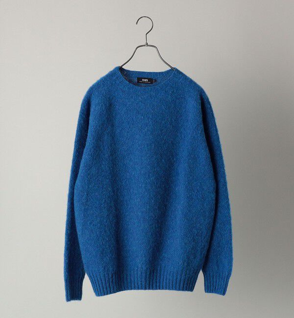 SHIPS「【SHIPS別注】HARLEY OF SCOTLAND:ウォッシャブル シャギー クルーネックニット」|ニット・セーター|