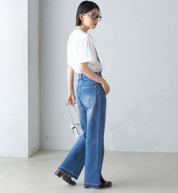 SHIPS for women「J.J.MERCER:〈洗濯機可能〉プリント TEE」|Tシャツ・カットソー|