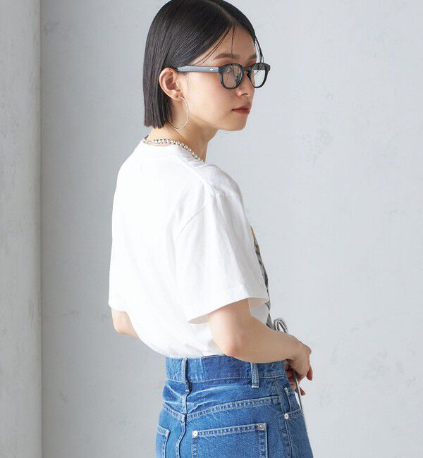 SHIPS for women「J.J.MERCER:〈洗濯機可能〉プリント TEE」|Tシャツ・カットソー|