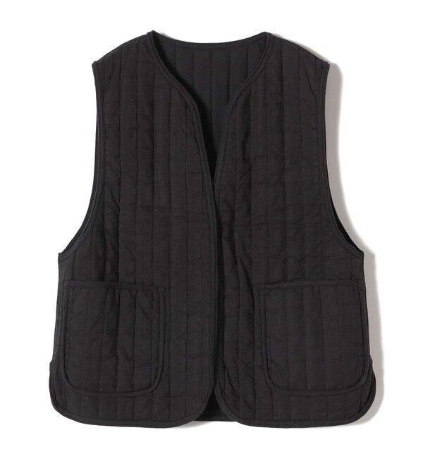 SHIPS for women「Fanaka:〈手洗い可能〉リバーシブル 刺繍 ベスト」|ベスト・ジレ|