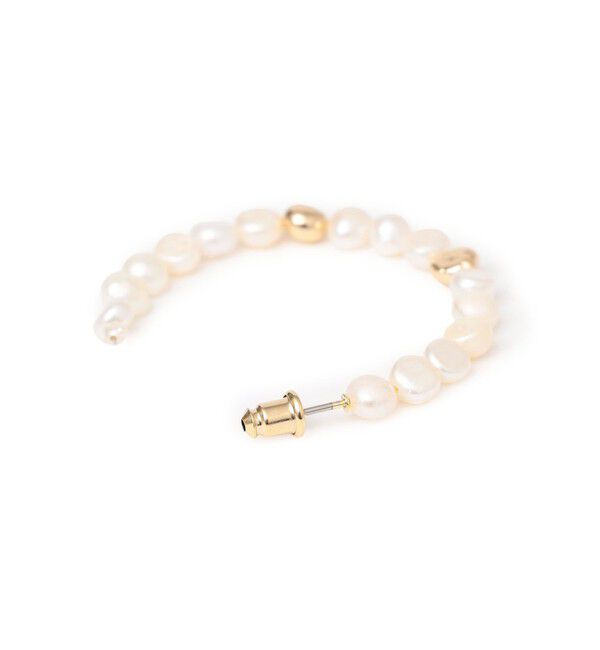 SHIPS for women「ゴールドポイント 淡水パール フープ ピアス」|ピアス|