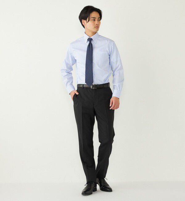 SHIPS Colors 「SHIPS Colors:〈洗濯機可能〉TW ウォッシャブル スーツ パンツ(セットアップ対応可能)」|スラックス|