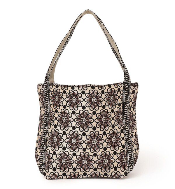 SHIPS for women「【SHIPS別注】UHURU:ロゴ ハンドル ジャカード トート」|トートバッグ|