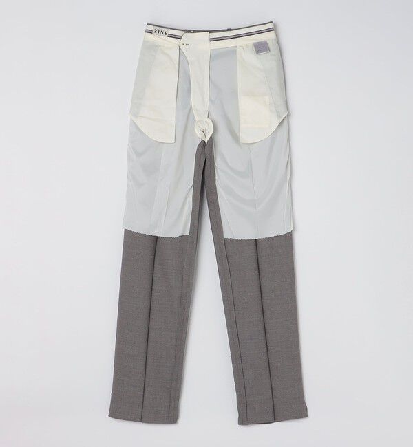 SHIPS「BERNARD ZINS: WALLIS トロピカル ソリッド スラックス」|スラックス|