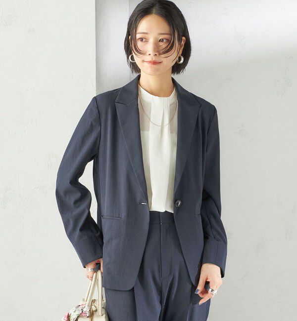 SHIPS for women「〈手洗い可能〉FUNCTIONAL テーラード ジャケット（セットアップ対応）」|テーラードジャケット|