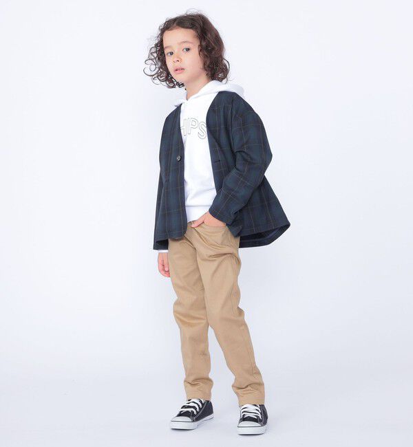 SHIPS KIDS「【WEB限定】SHIPS KIDS:100～160cm / SHIPS ラウンド ロゴ パーカ」|パーカー|