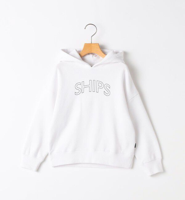 SHIPS KIDS「【WEB限定】SHIPS KIDS:100～160cm / SHIPS ラウンド ロゴ パーカ」|パーカー|