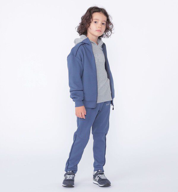 SHIPS KIDS「【WEB限定】SHIPS KIDS:100～160cm / SHIPS ラウンド ロゴ パーカ」|パーカー|
