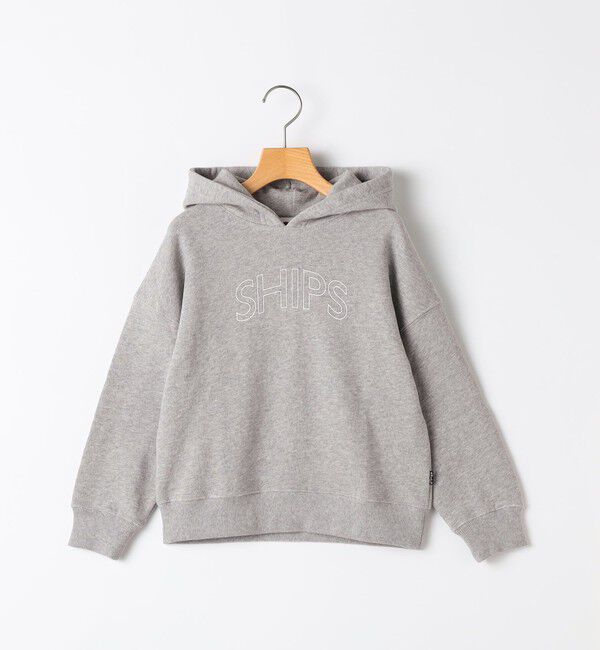 SHIPS KIDS「【WEB限定】SHIPS KIDS:100～160cm / SHIPS ラウンド ロゴ パーカ」|パーカー|