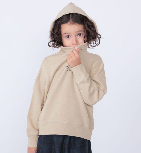 SHIPS KIDS「【WEB限定】SHIPS KIDS:100～160cm / SHIPS ラウンド ロゴ パーカ」|パーカー|