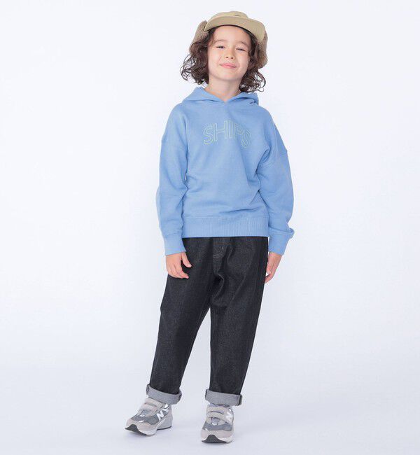 SHIPS KIDS「【WEB限定】SHIPS KIDS:100～160cm / SHIPS ラウンド ロゴ パーカ」|パーカー|