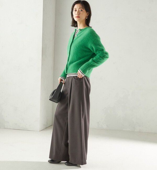 SHIPS for women「〈洗濯機可能〉ウールライク ポケット デザイン ワイド パンツ」|その他|